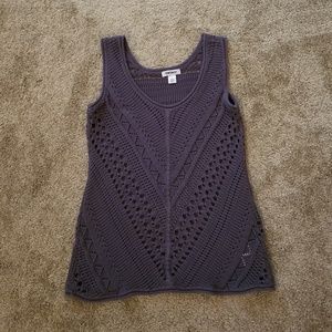 🌻 DKNY Gray Sweater Tank Top